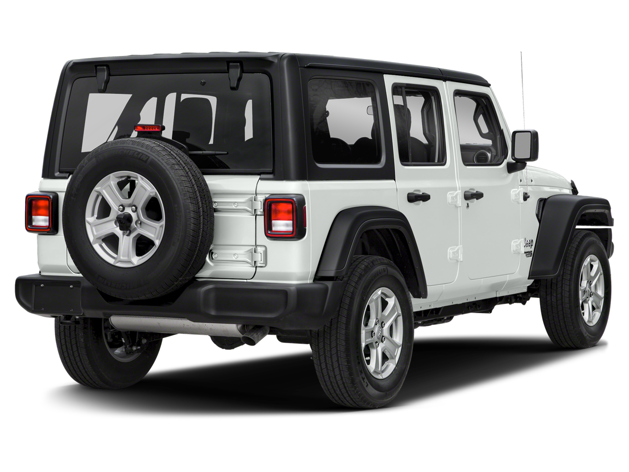 2018 Jeep Wrangler — rear three-quarter view