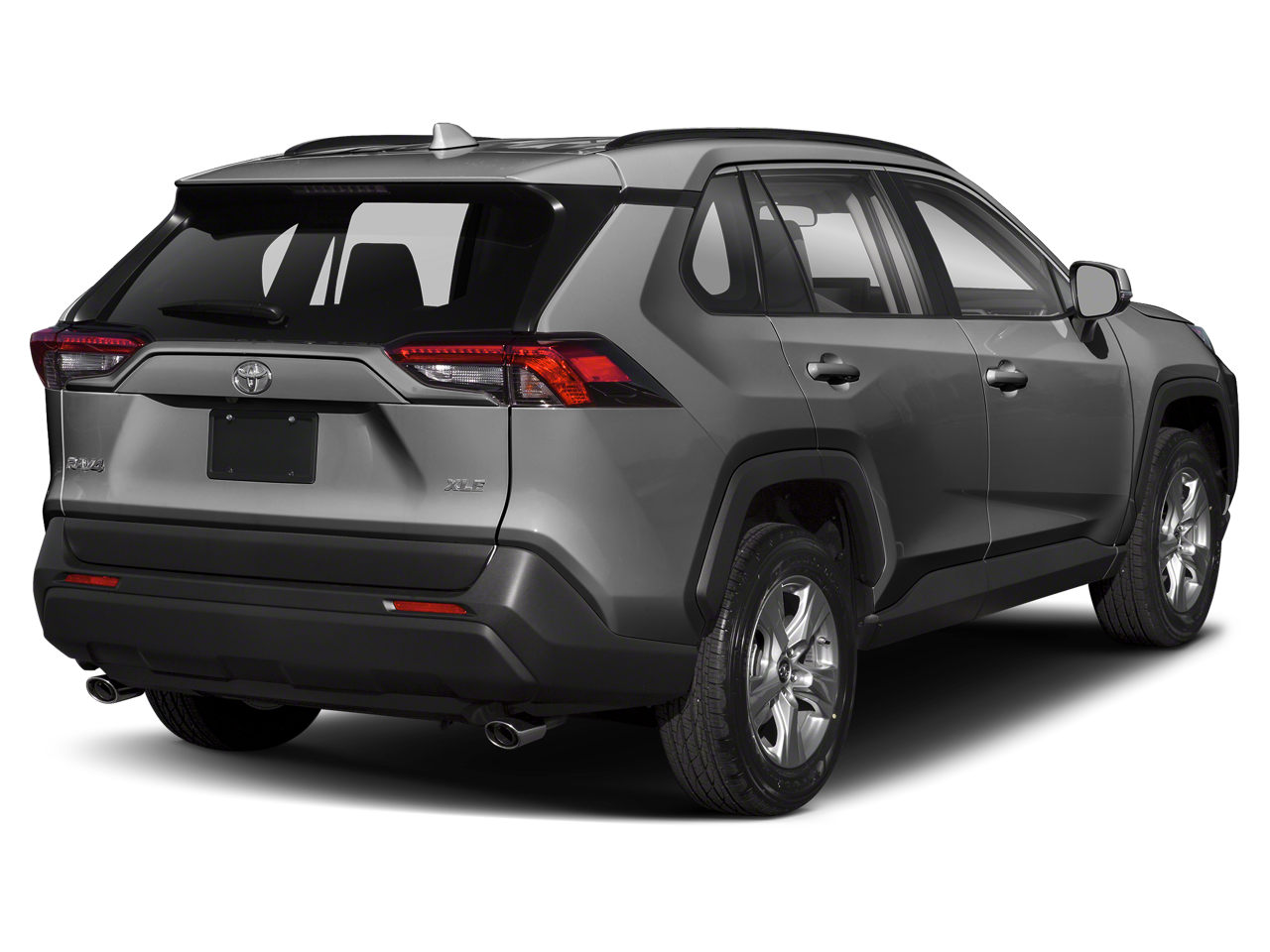 2019 Toyota RAV4 — rear three-quarter view