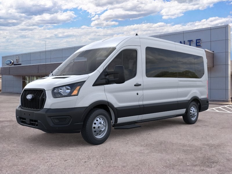 2026 Ford Transit Passenger Wagon Passenger Van XL in Oxford White — front three-quarter view