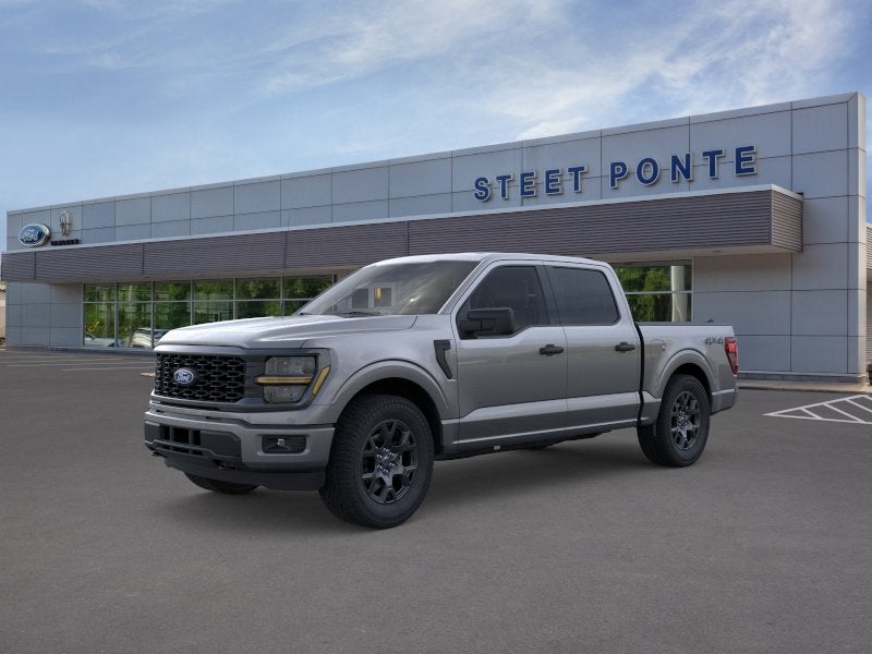 2026 Ford F-150 STX in Gray — front three-quarter view