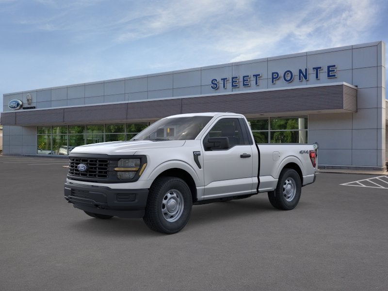 2026 Ford F-150 XL in Iconic Silver — front three-quarter view