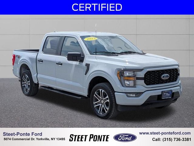 2023 Ford F-150 XL in Avalanche — front three-quarter view