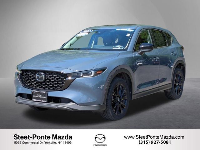 2023 Mazda Mazda CX-5 2.5 S Carbon Edition in Polymetal Gray — front three-quarter view