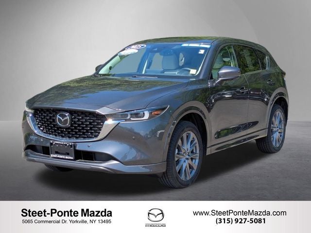 2025 Mazda Mazda CX-5 2.5 S Premium Plus Package in Machine Gray Metallic — front three-quarter view